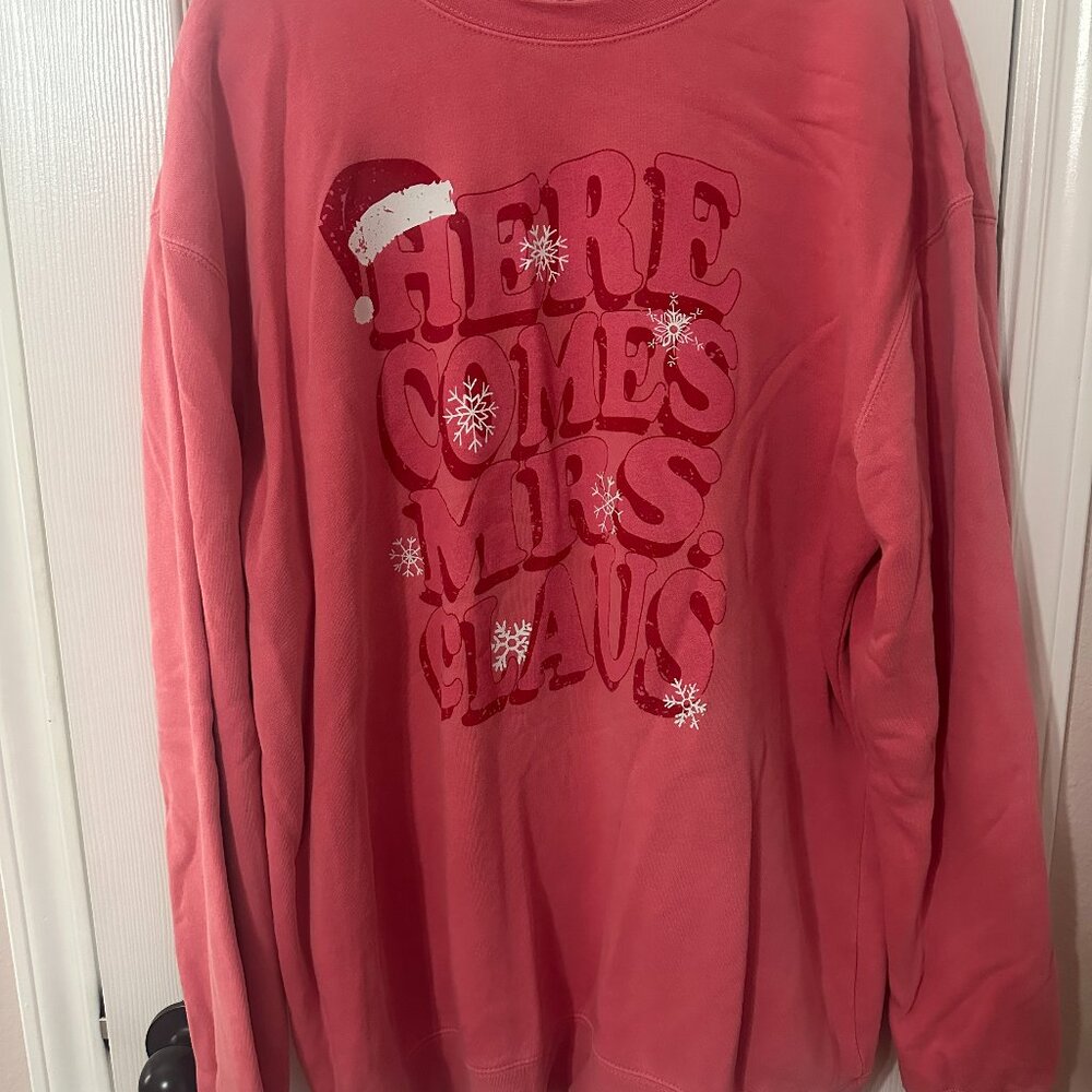 Living Fully Co Mallory Ervin Christmas Mrs Claus Sweatshirt